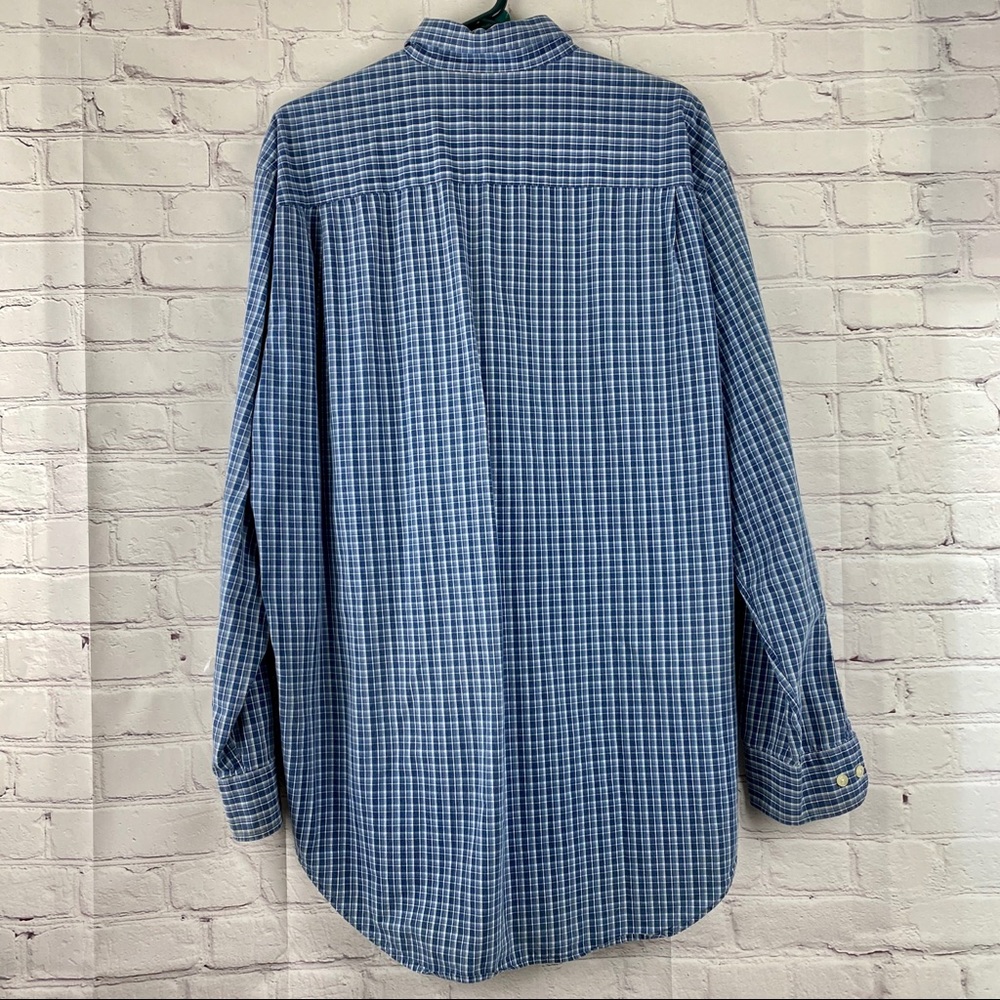 Austin Reed blue checkered shirt - Picture 4 of 6